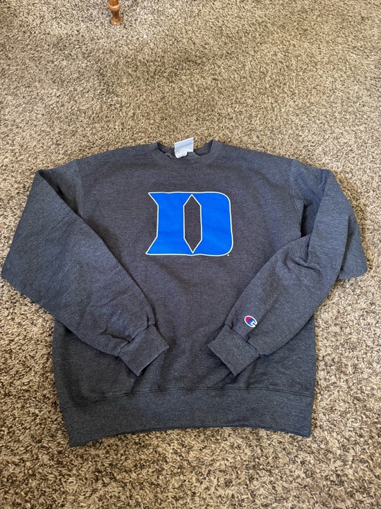 Champion Other - Champion Dark Gray duke university Crewneck Sweatshirt
